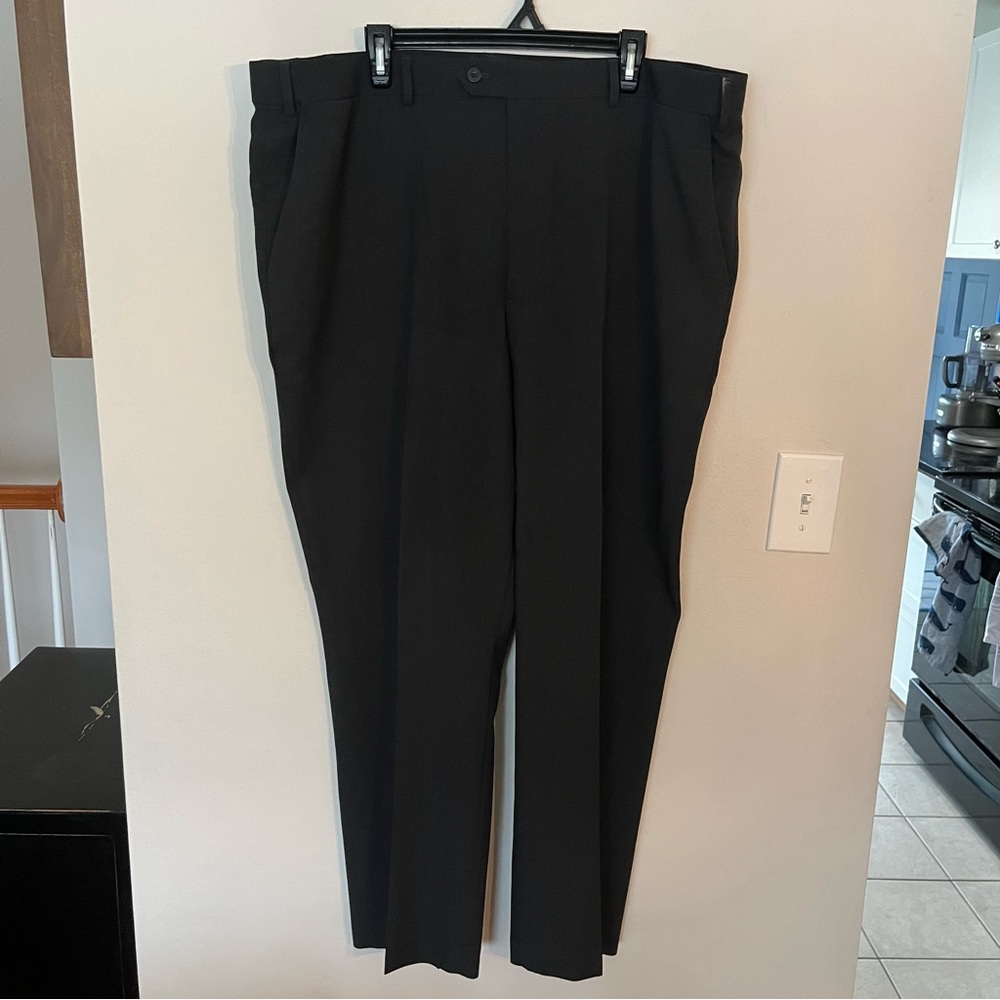 Geoffrey Beene Black Dress Pants, Sz W44 L30